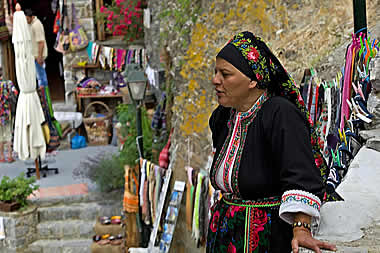 Karpathos - Women in Olympos Village